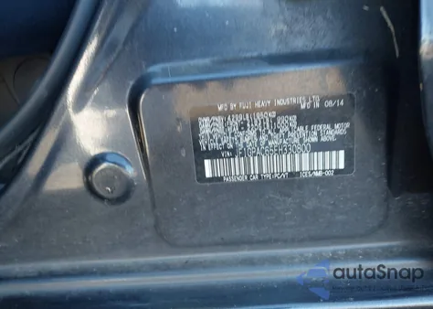 2014 Subaru Impreza 2.0I Premium from USA, damaged, VIN JF1GPAC65EH330800